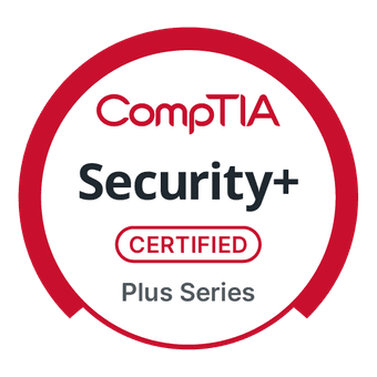 CompTIA Security+ certification badge
